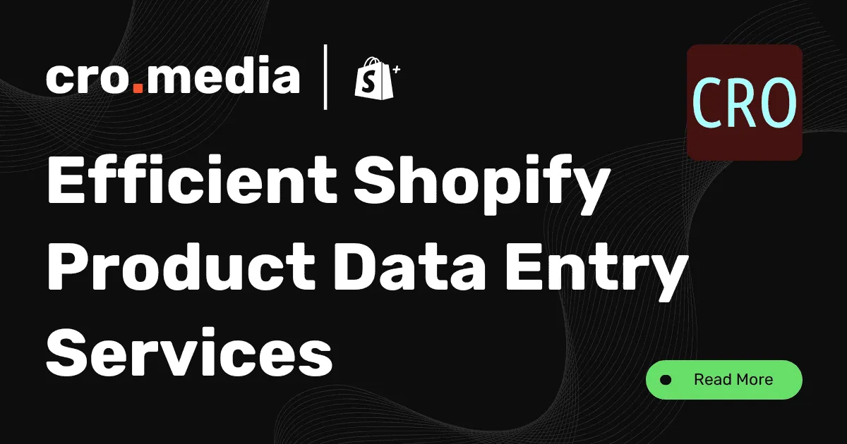 Shopify Store Data Entry Services